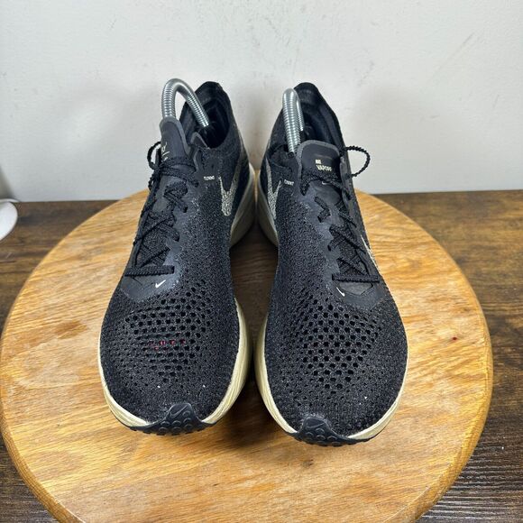 Nike ZoomX VaporFly Next% 3 Black Metallic Gold Men\'s Size 8 Shoes DV4129-001 main image 4